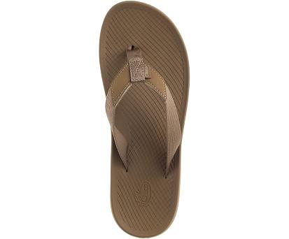 Chanclas Chaco Mujer Lowdown Marrones España AMZT27065